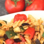 Nudeln mit Ratatouille Gemüse