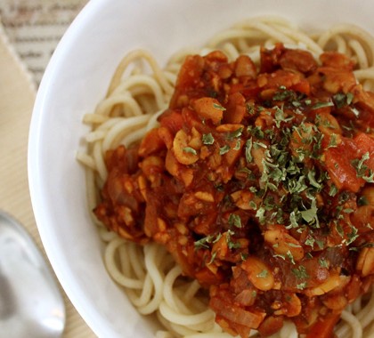 Spaghetti a la Bolognese