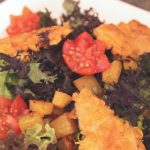 Schnitzerl auf Salat – abgewandeltes Sonntagsessen