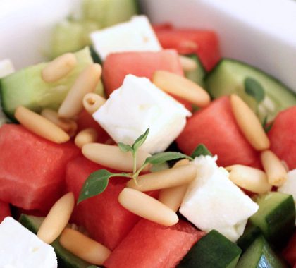 Melonen Gurken Salat