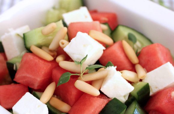 Melonen Gurken Salat