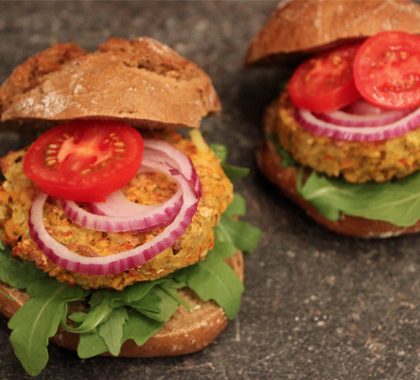 Kürbis Burger