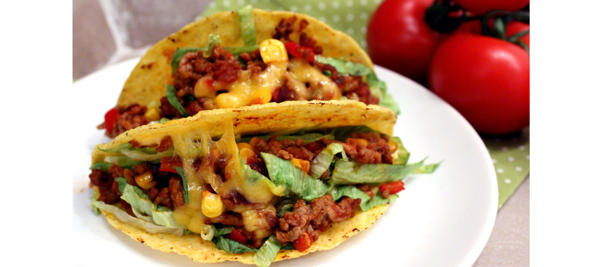 Tacos mit Tex Mex Fülle – Streetfood aus Mexico