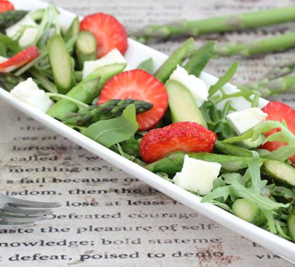 Erdbeer-Spargel Salat