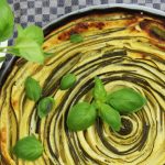 Zucchini Quiche mit Parmesan