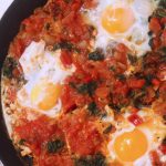 Shakshuka mit Spinat