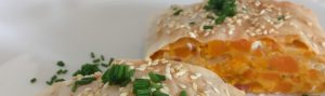Süßkartoffel Strudel